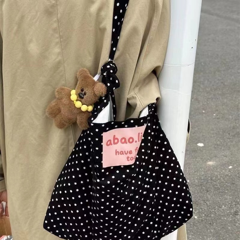 Normal single shoulder bag - Black